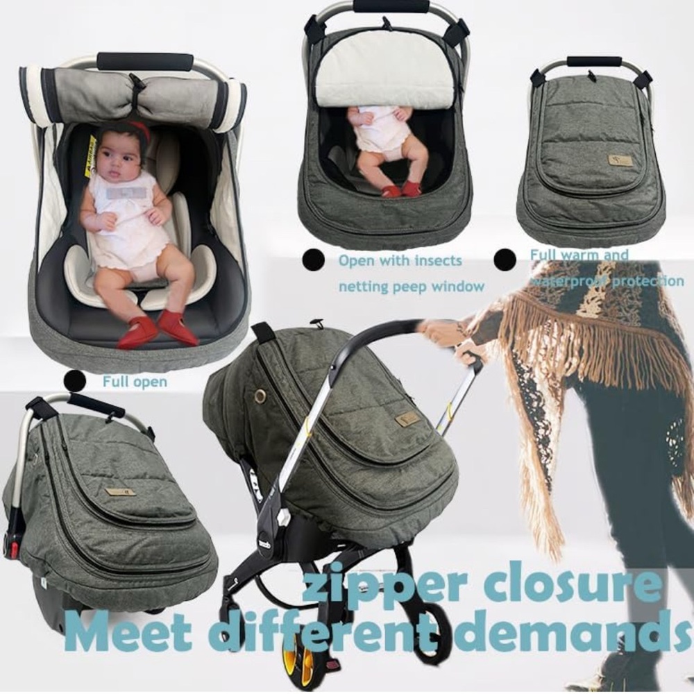 Yazely Winter Car Seat Cover EUC - Picture 3 of 10